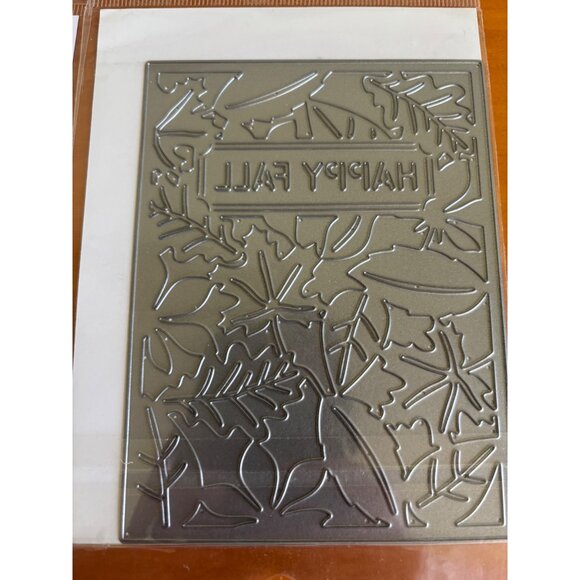 Set Of 4 IO Stamps Craft Dies - Owl Frame Fall Leaf Tree Window & Serendipity Se - Picture 10 of 12